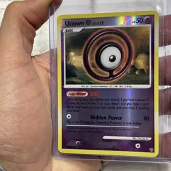 Pokemon Card - Unown O 70/132 - Secret Wonders - Reverse Holo LP+ Uncommon TCG - Image 1