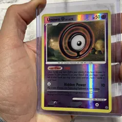 Pokemon Card - Unown O 70/132 - Secret Wonders - Reverse Holo LP+ Uncommon TCG - Image 2
