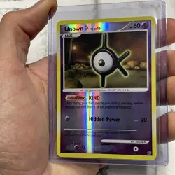 Pokemon Card - Unown [K] Secret Wonders 68/132 Reverse Holo LP+ Uncommon Pokemon - Image 2