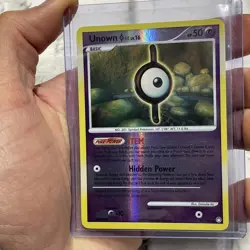 Pokemon Card - Unown [I] Mysterious Treasures 37/123 Reverse Holo LP Rare TCG - Image 1