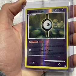 Pokemon Card - Unown [I] Mysterious Treasures 37/123 Reverse Holo LP Rare TCG - Image 2