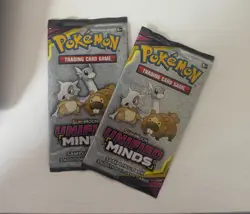 Pokemon Card - Unified Minds - Sampling Pack -Factory Sealed 2 pack - Image 1