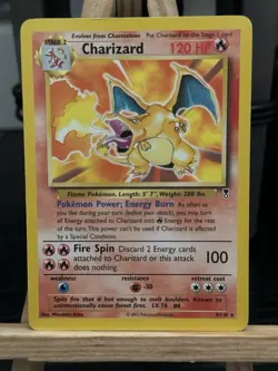 Pokemon TCG Charizard 3/110 Legendary Collection Non-Holo Rare Card 2002 - Image 1