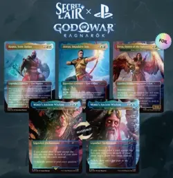 MTG Secret Lair Playstation God of War Norse Foil Preorder Confirmed - Image 1