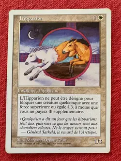 Carte Magic MTG 5eme edition (5ED) - hipparion FR EX - Image 1