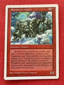 Carte Magic MTG 5eme edition (5ED) - Squatters orques FR EX - Image 1