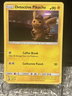 Pokemon 2019 Detective Pikachu Promo SM190 Holo - Image 1