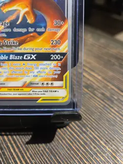 Pokemon TCG Reshiram & Charizard GX 20/214 Tag Team Ultra Rare NM Condition - Image 4