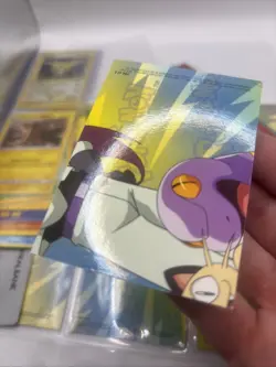 Pikachu Brushing His Teeth P04- Silver Foil -[NM]- Pokemon Topps Series 3 - Image 4