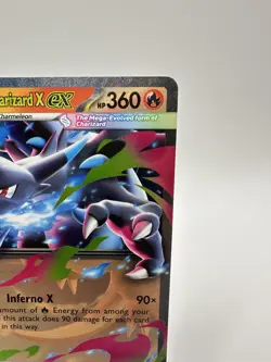 Mega Charizard X EX 013/094 Phantasmal Flames Double Rare Pokemon TCG NM Holo - Image 3