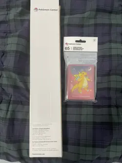Dreamy Dragonite Playmat AND Sleeves Set Pokemon Center Exclusive - Image 2