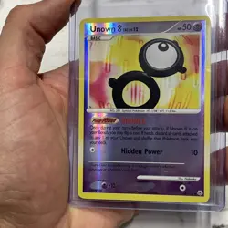 Pokemon TCG Unown B Diamond & Pearl 66/130 Reverse Holo Uncommon LP+ Nintendo - Image 1