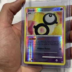 Pokemon TCG Unown B Diamond & Pearl 66/130 Reverse Holo Uncommon LP+ Nintendo - Image 2