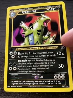 TYRANITAR RARE - POKEMON 31/75 NEO DISCOVERY 1ST PROCHE DU NEUF/NM ENGLISH - Image 3