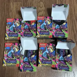 *EMPTY* Set Of 8 Pokemon TCG ME02: Phantasmal Flames Build & Battle Deck Boxes - Image 2