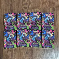 *EMPTY* Set Of 8 Pokemon TCG ME02: Phantasmal Flames Build & Battle Deck Boxes - Image 4