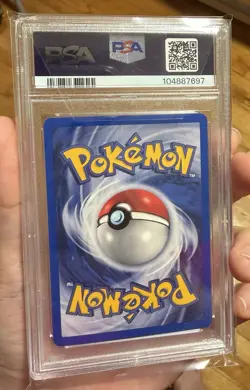 2000 Pokemon Gym Heroes #14 Swirl Sabrina's Gengar Holo PSA 8 NM-MT - Image 5