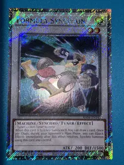 Formula Synchron 1st Edition Platinum Secret Rare RA04-EN143 Yu-Gi-Oh! - Image 1