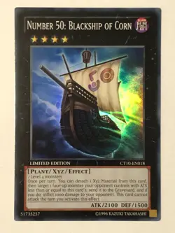 Carte Yu-Gi-Oh - JCC - Number 50: Blackship of Corn - CT10-EN018 - Image 1