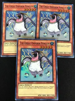 YUGIOH THE GREAT EMPEROR PENGUIN OP17-EN005 SUPER X3 (NM) - Image 1