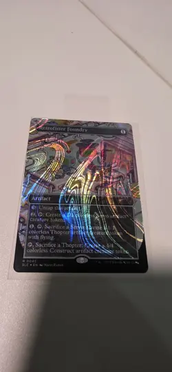 Retrofitter Foundry Halo Foil MTG Secret Lair Encyclopedia of Magic English - Image 2