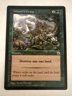 MTG * Winter's Grasp NM Unplayed Portal Regular SellbyCyn - Image 1