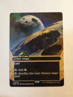 Strip Mine Borderless 0040 MTG Magic The Gathering Regular Mythic EOS NM - Image 1