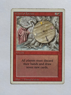Wheel Of Fortune - Revised - HP Heavily Played - Magic The Gathering - MTG - Image 1