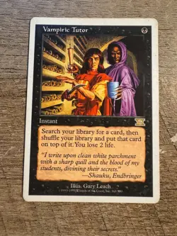 1x Vampiric Tutor mtg 6th Edition - MP - Image 1