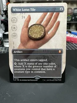 White Lotus Tile Borderless MTG Avatar: The Last Airbender 330 M NM - Image 1