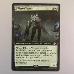 Filigree Vector (Extended Art) Commander: March of the Machine Regular - Image 1