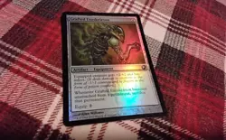 MtG Scars of Mirrodin Grafted Exoskeleton foil EX LP magic the gathering card - Image 1
