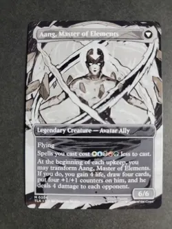 Avatar Aang 0308 (Borderless) Mythic MTG Avatar - Image 2