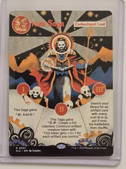 Urza's Saga Borderless NonFOIL MTG NM (0021) Encyclopedia Secret Lair - Image 1