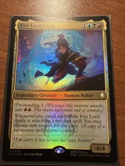 WOTC Avatar: The Last Airbender Fire Lord Azula (R) (Foil) NM - Image 1