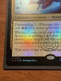WOTC Avatar: The Last Airbender Fire Lord Azula (R) (Foil) NM - Image 2