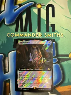 Mithril Coat ? SURGE FOIL ? Borderless Extended MTG NM Near Mint LOTR (0790) - Image 1