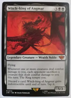 Witch-king of Angmar #114 Lord of the Rings LTR Mythic Rare NM MTG - Image 1