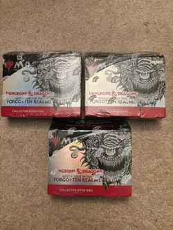3x MTG Adventures in the Forgotten Realms COLLECTOR Boosters FREE SHIPPING - Image 1