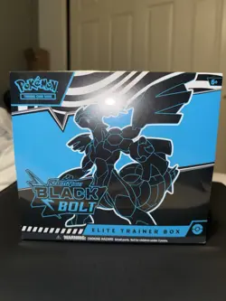 Pokemon TCG Black Bolt Elite Trainer Box (ETB) English Sealed Original Packaging - Image 1