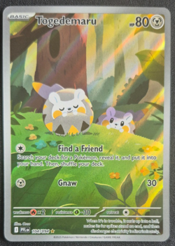 2025 Pokemon Phantasmal Flames PFL-EN Togedemaru #104/094 Illustration Rare - Image 1
