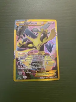 Pokemon TCG Alakazam EX Fates Collide 125/124 Full Art Secret Rare Card - Image 1