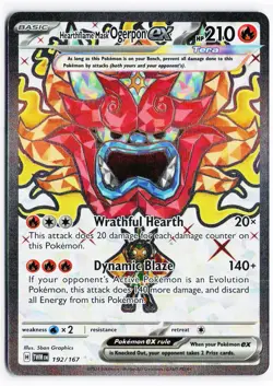 Pokemon Hearthflame Mask Ogerpon ex Ultra Rare Holo TWM 192/167 NM - Image 1