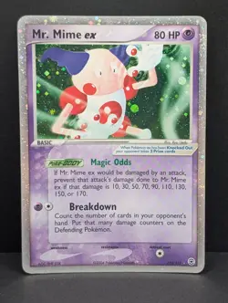 Mr. Mime ex 110/112 Firered & Leafgreen Holo Ultra Rare Pokemon TCG Nintendo MP - Image 1