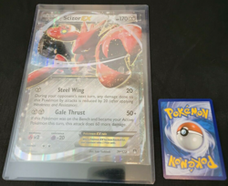 JUMBO Holo Foil Scizor EX # 76/122 Pokemon Trading Cards SHIPPED IN BOX! - Image 1