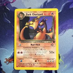 Dark Charizard [Rare Non-Holo] 21/82: Team Rocket 2000 WOTC - Pokemon Card TCG - Image 1