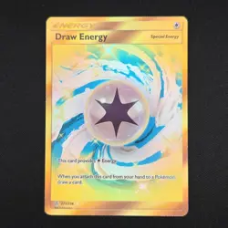 Pokemon TCG Card Draw Energy 271/236 Cosmic Eclipse Gold Secret Rare - NM - Image 1
