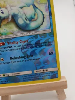 Vaporeon 42/236 - Cosmic Eclipse - Uncommon Reverse Holo LP Pokemon Card, 2019 - Image 4