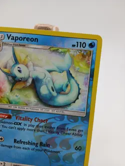 Vaporeon 42/236 - Cosmic Eclipse - Uncommon Reverse Holo LP Pokemon Card, 2019 - Image 5