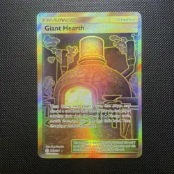 Giant Hearth 263/236 Cosmic Eclipse Gold Secret Rare Pokemon Card Near Mint - Image 1